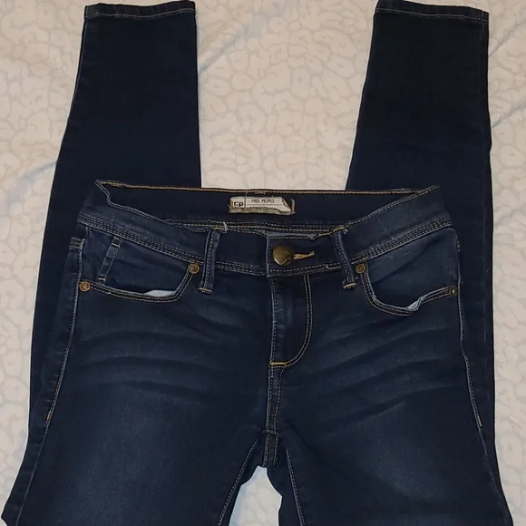 Free People Dark Wash Jeans Skinny Size 24 - Picture 2 of 4